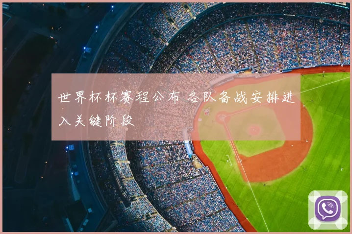 世界杯杯赛程公布 各队备战安排进入关键阶段